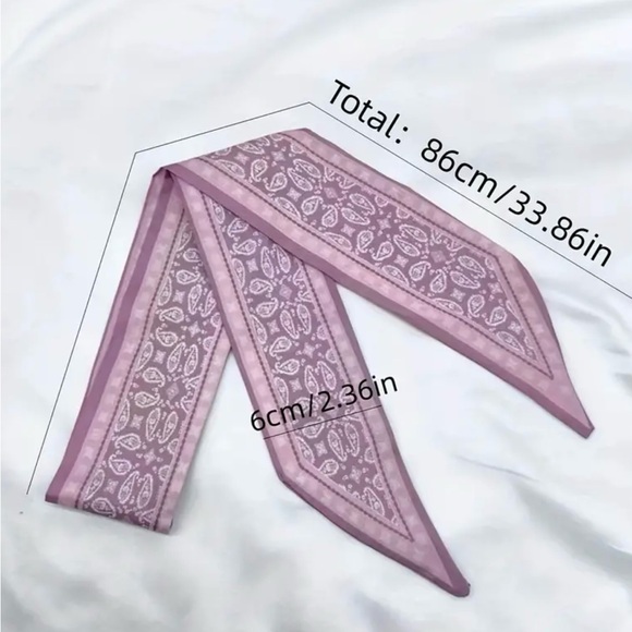 4 Pc Set Vintage Chic Satin Style‎ Elegant Paisley Print  display picture 2